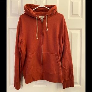 J.Crew Broken-In Zip-up Hoodie Mens Size Large